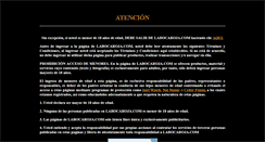Desktop Screenshot of labocaroja.com